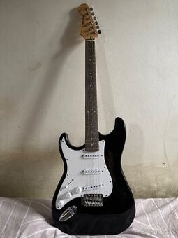 Elektrická kytara Harley Benton H3 pro leváky, předvánoční s