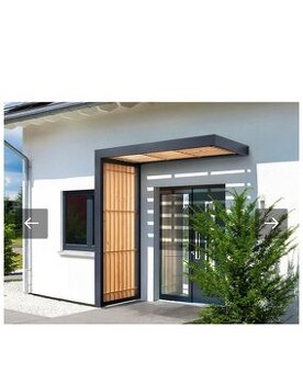 Vchodová  stříška, Guttavordach BS TIMBER-LINE, boční stěna,