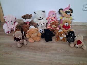 Prodám 17ks plyšáčků v perf.stavu
