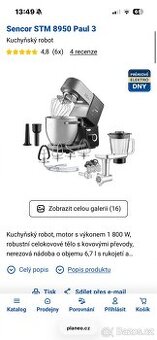 Sencor STM 8950 Paul 3 - Kuchynsky robot