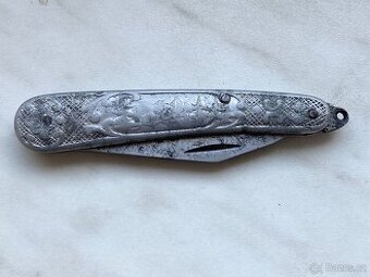 nůž zavírací nůž starý zavírací nůž pionýr sběratelský