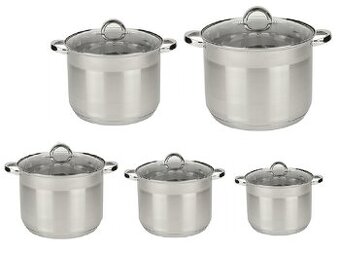 Sada velkých nerezových hrnců Rossner i jednotlivě