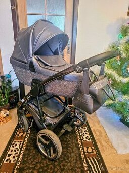 Kočárek Junama Thermo Glitter trojkombinace + příslušenství
