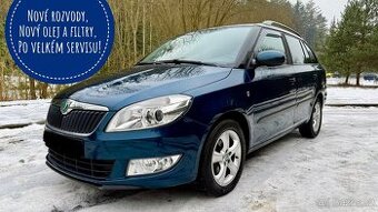 Skoda Fabia 2 combi 2011 185tkm TOP stav, po velkem servisu