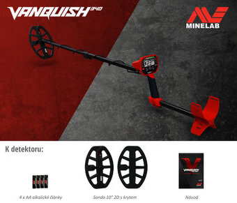 Prodám Uplne Nový Detektor Kovu Minelab Vanquish 340