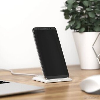 Bezdrátová nabíječka na telefon bílá