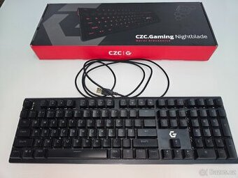 Herní mechanická klávesnice CZC.Gaming Nightblade černá