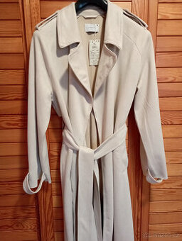 Dámský dlouhý trenčkot / kabát Reserved vel.XL