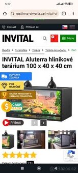 Terárium 1004040 ultra lehké aluterra Invital NOVÉ