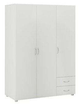Skříň 3dveřová BEST bílá