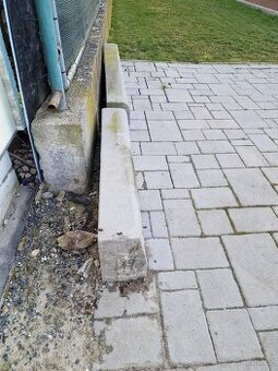 Obrubník přechodový - za odvoz