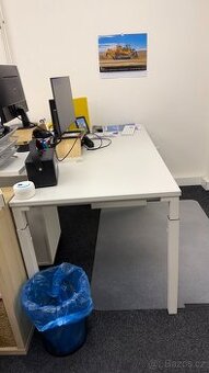 Kancelářský stůl s nastavitelnou výškou, 180x80 cm