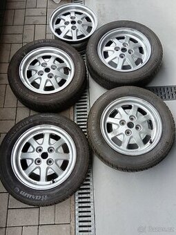 5x al disk 14" CROMODORA originál Lancia VETERAN