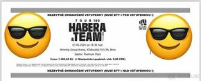 Habera tour 100 - Brno 2 vstupenky