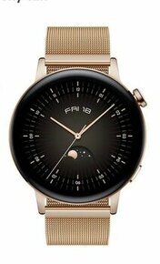 Chytré hodinky Huawei Watch GT 3 42mm Elegant, Zlaté,