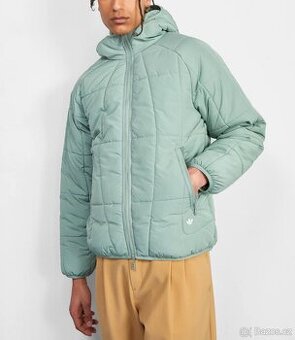 Adidas Originals Puffer Hooded Jacket Zimní bunda, mátová XS