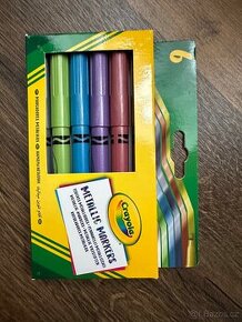 Crayola Metallic Markers | Sada popisovačů 6ks - 1