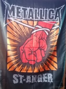 látková vlajka Metallica