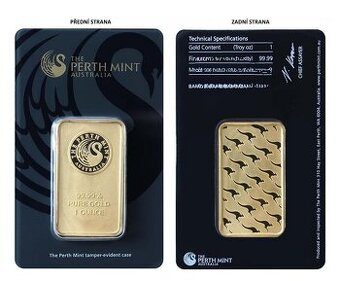 Prodám 1 OZ, Perth Mint Australia