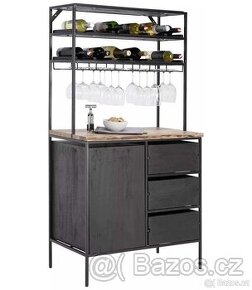 Nábytek - bar - masiv - kov - industriální - nový