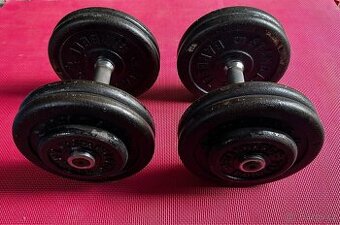 Profi činky 2x22,5kg