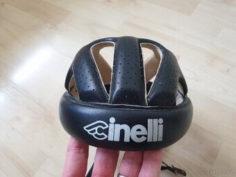 Retro kožená cyklistická helma Cinelli