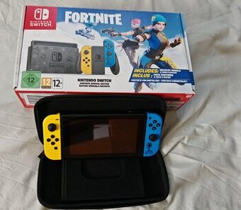 NINTENDO SWITCH LIMITOVANÁ FORTNITE EDICE + HRY - 1