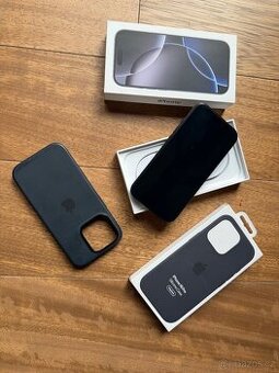 iPhone 16Pro 256GB Titanium Black Top stav