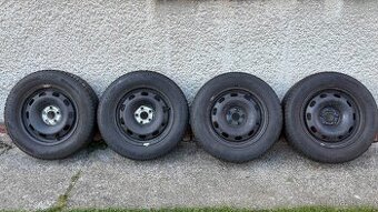 195/65 R15 ZIMNÍ PNEU + PLECHOVÉ DISKY 5X100 ŠKODA OCTAVIA I