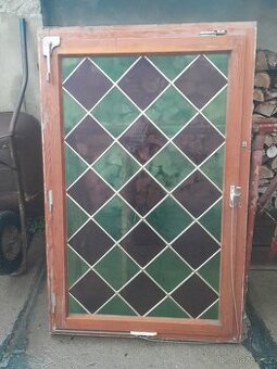 Dřevěná prosklená použitá okna