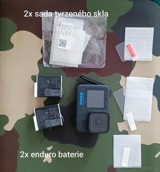 GoPro HERO 12 Black – TOP STAV + bohaté příslušenství