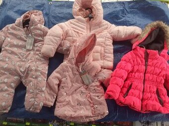 Dětské zimní bundy vel 56- 102 vše nové