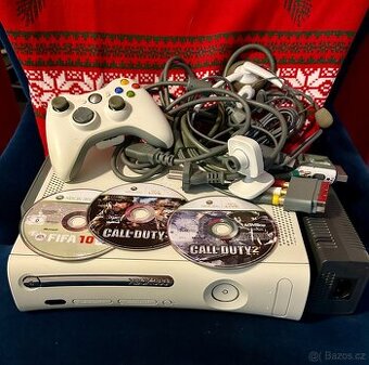Xbox 360 60gb a 3 hry