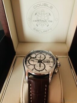 Certina DS1 hodinky, chronograf s krabicí a papíry