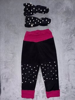 Softshel kalhoty rostoucí s rukavicemi vel 86-104