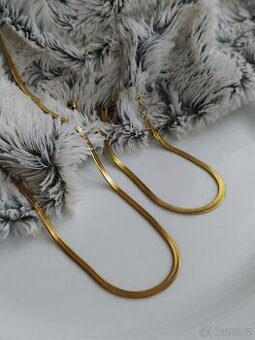 Souprava ocel pozlacená