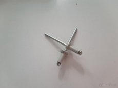 Trhací nýt hliníkový Al/St 4,0x10 - šedá barva RAL9002