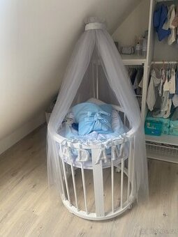 ✨ Oval Bed 9v1 – kompletní set, TOP stav ✨