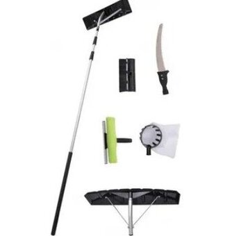 Sněhové hrablo teleskopické na střechu a další přísl.