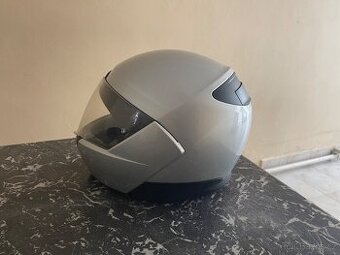 BMW System 5 výklopná helma – šedá