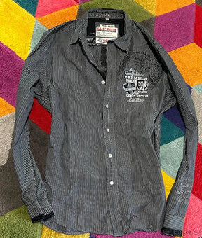 CAMP DAVID KRÁSNÁ PÁNSKÁ SLIM KOŠILE XL 💪🏽🤩