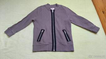 Šedá propínací mikina Zara vel.116