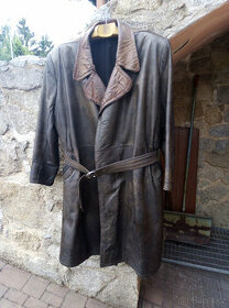 kožený kabát pro veterána