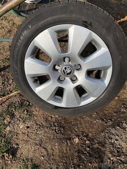 Alu kola 16 5x112 a letní pneu 205/55/R16