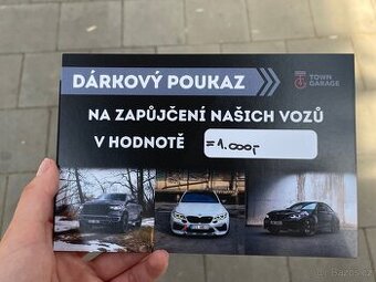 Dárkový poukaz TOWN GARAGE