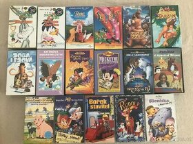 VHS pro děti: Krtek, Doba ledová, Bugs Bunny...