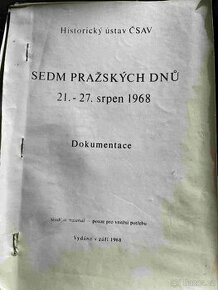 Sedm Pražských dnů 21.8. - 27.8.1968