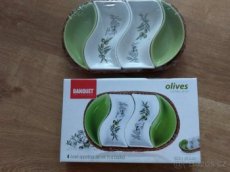 Servírovací miska Olives - Tác v košiku, nové, nepoužité