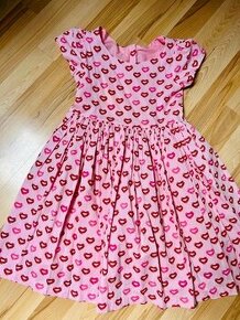 Růžové pusinkové šaty HM 128/134