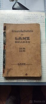 Traktor Lanz bulldog originál seznam dílů